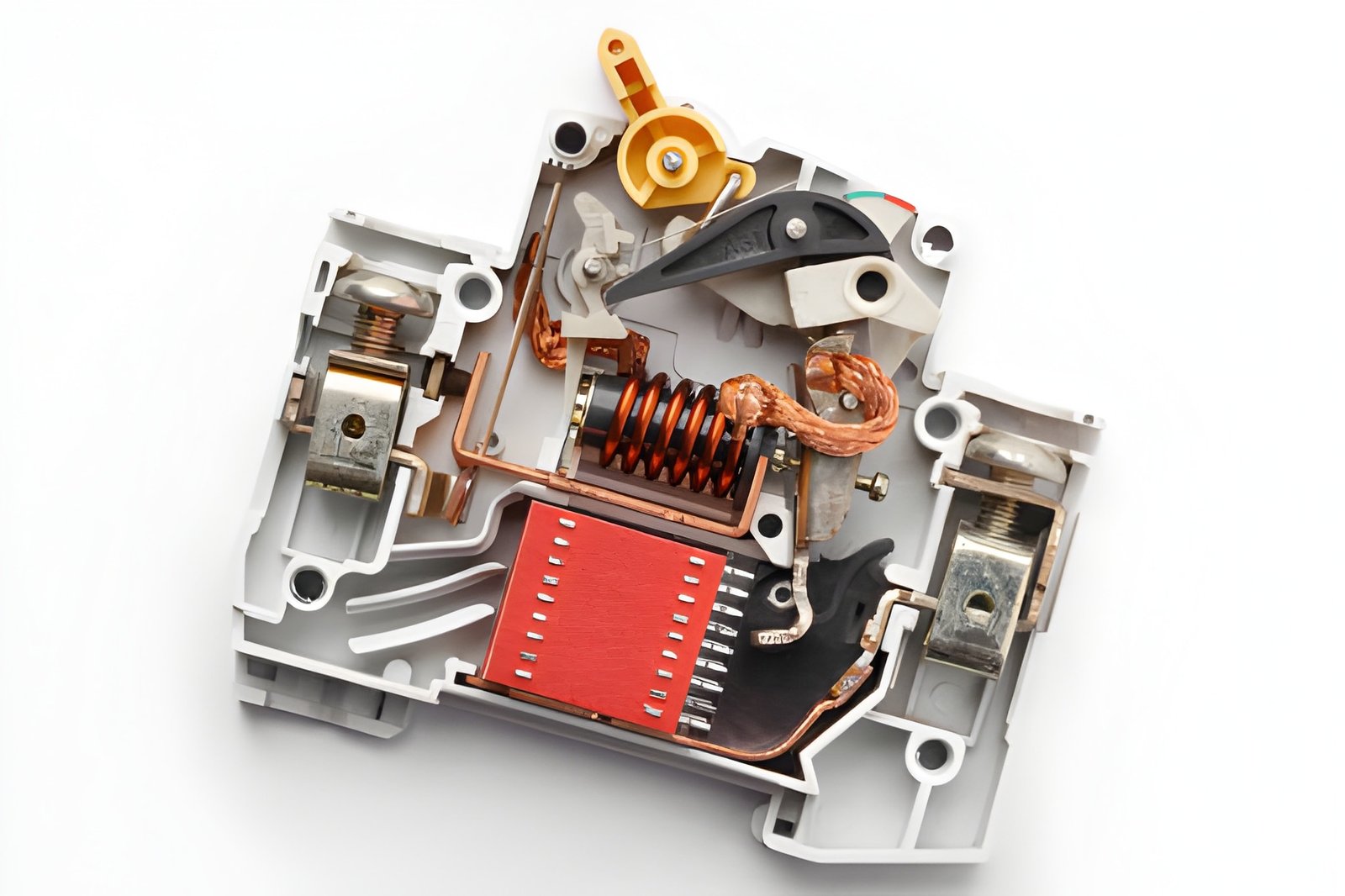 Internal working diagram of intelligent circuit breaker