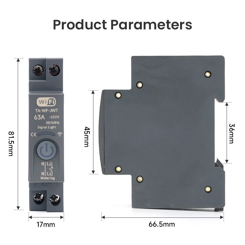 wifi-smart-switch-63a-product-parameters