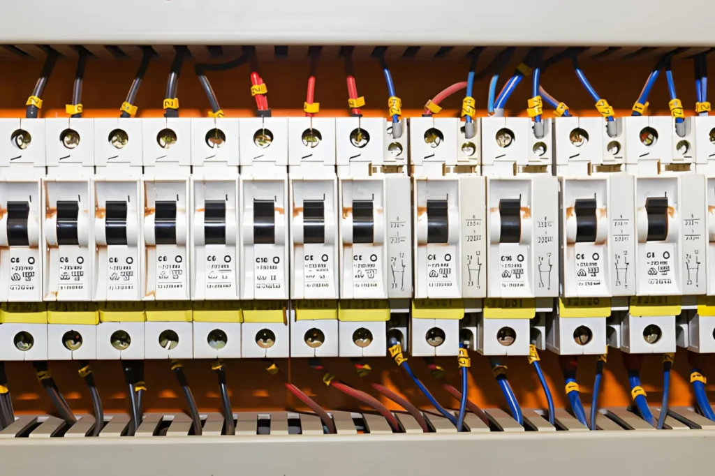 Control panel with Smart circuit breakers (fuse)
