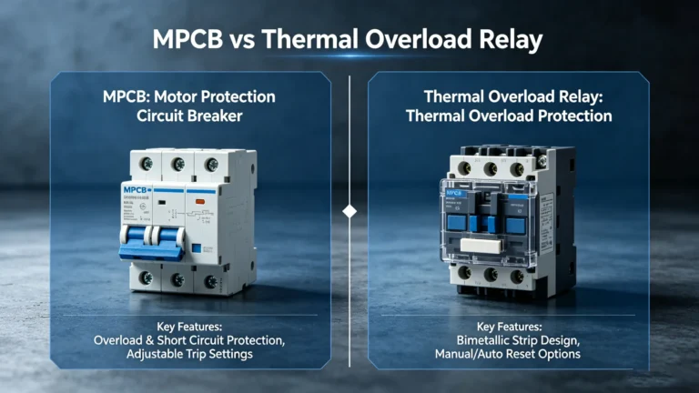 MPCB vs Thermal Overload Relay: Which Motor Protection Is Right for You?