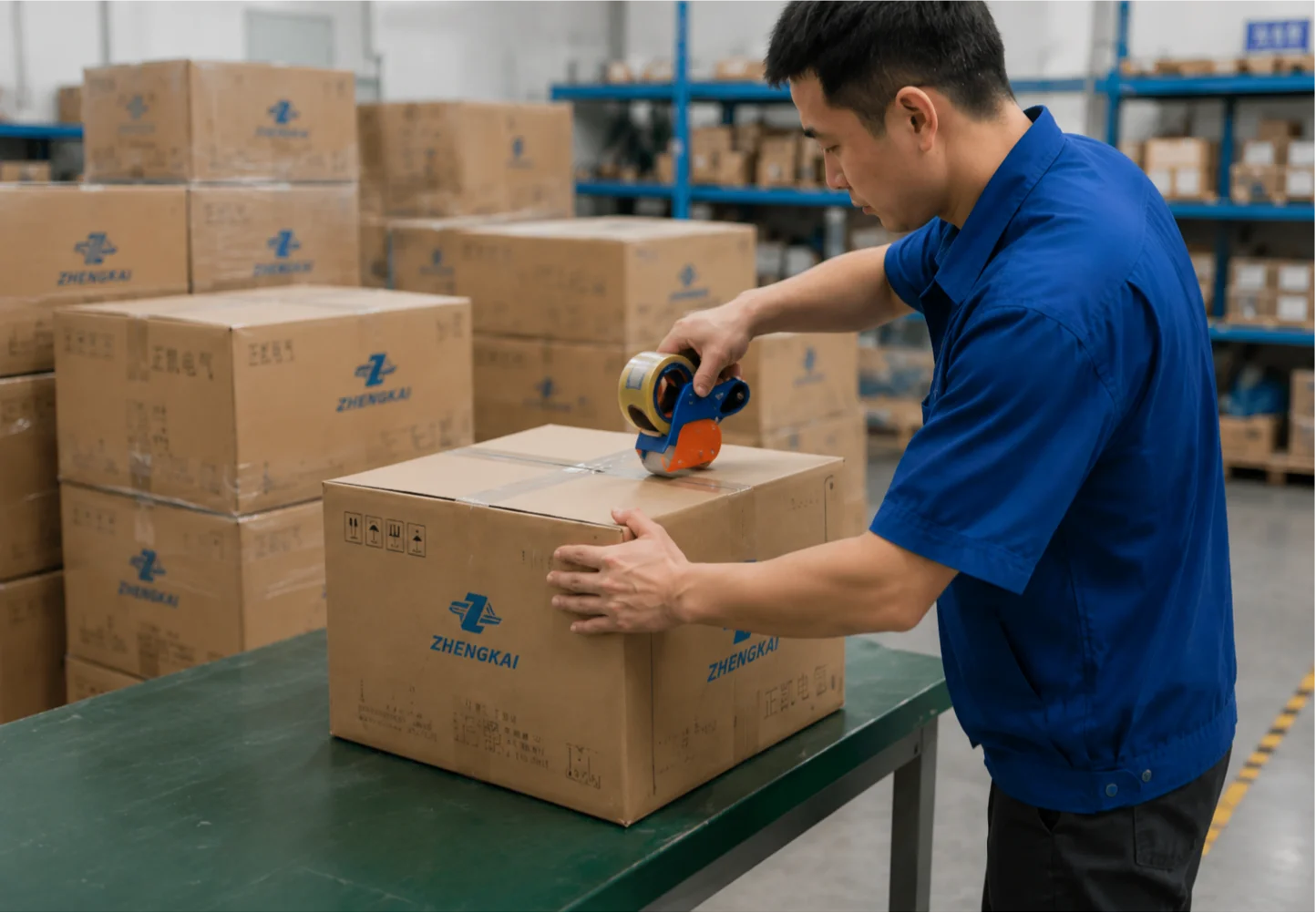 Plastic waterproof distribution box packaging