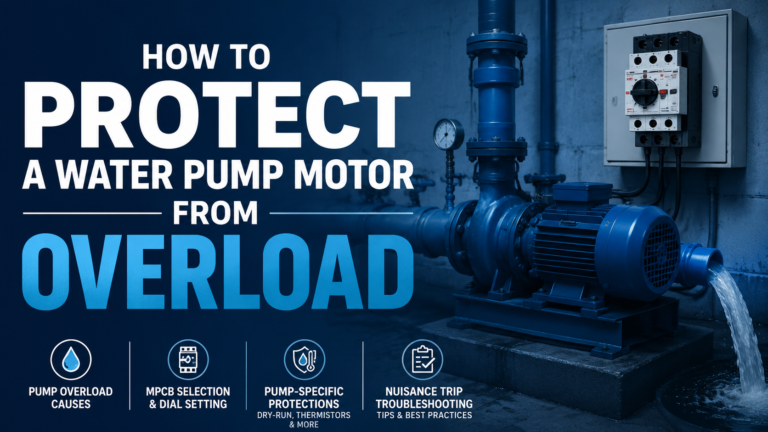 How to Protect a Water Pump Motor from Overload