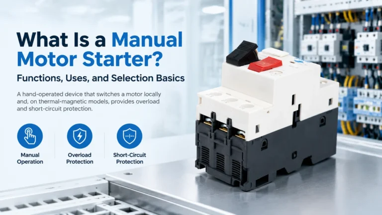 What Is a Manual Motor Starter? Functions, Uses, and Selection Basics